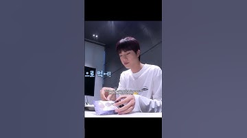 Jin forgot that he usually don