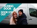 How to remove Sliding Door and Door Step on a Mercedes Sprinter plus Fix | Van Conversion Episode #5