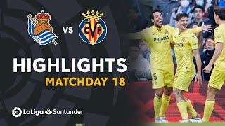 Resumen de Real Sociedad vs Villarreal CF (1-3)