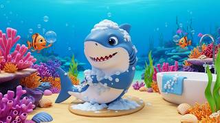 Bath Time Fun Song 🛁🦈🎵 | Bubble Bath Adventure + Nursery Rhymes | Kids Songs &amp; Cartoon