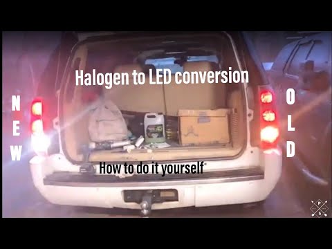 2007-2014 GMC Yukon XL Denali - How to change halogen to LED rear tail light bulbs