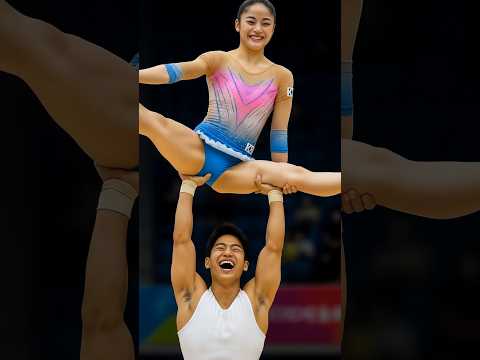 Unbelievable Flip And Kiss Gymnastics Moment Figureskating Icedance Shorts