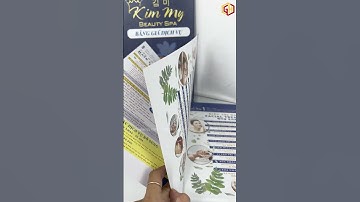 Bảng giá dịch vụ Kim My Beauty Spa Menu bìa cứng đóng gáy ốc In ấn tại Gia Huy #menuviral #beauty