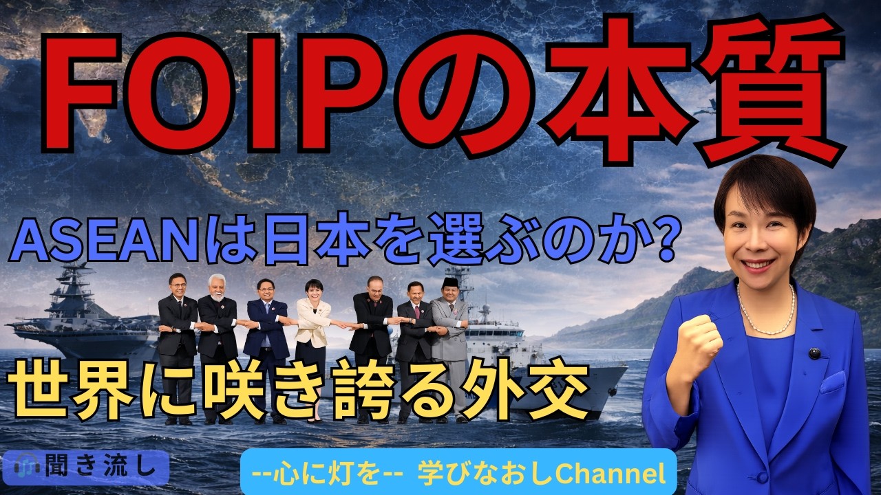 【解説】ASEANは中国を選ぶのか？日本外交の分岐点、秩序を選ぶ日本（高市総理に求められる外交）【聞き流し地政学】