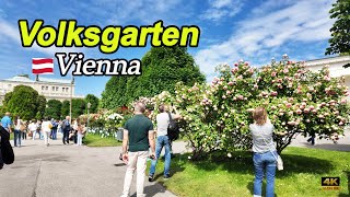 A Spring Day in Vienna – Walking Tour of Volksgarten | May 2025 4K