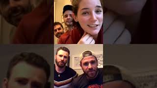 Chris Evans & Scott Evans Instagram live with Sammyraemusic