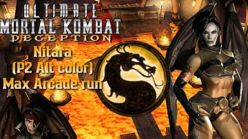 Ultimate Mortal Kombat Deception Nitara(P2 ALT color)MAX arcade run