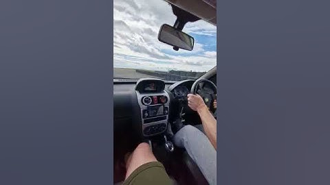 corsa c z20let 450hp onboard drag race