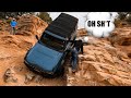 Close call with 3 Ford Broncos running Behind the Rocks on High Dive
