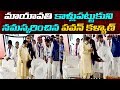 Watch: Pawan Kalyan Touches Feet Of Mayawati After Speech in Vijayawada