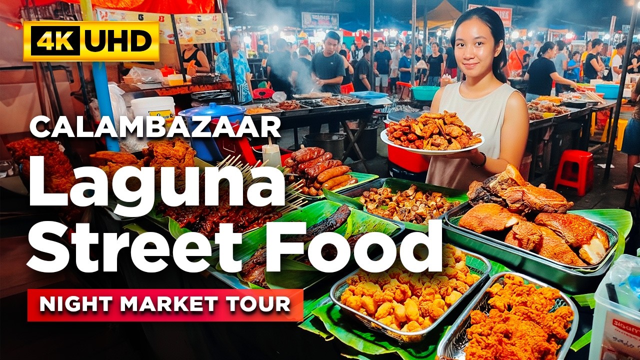 Filipino Street Food at LAGUNA NIGHT MARKET | Cheap Eats at the Streets of CALAMBA LAGUNA