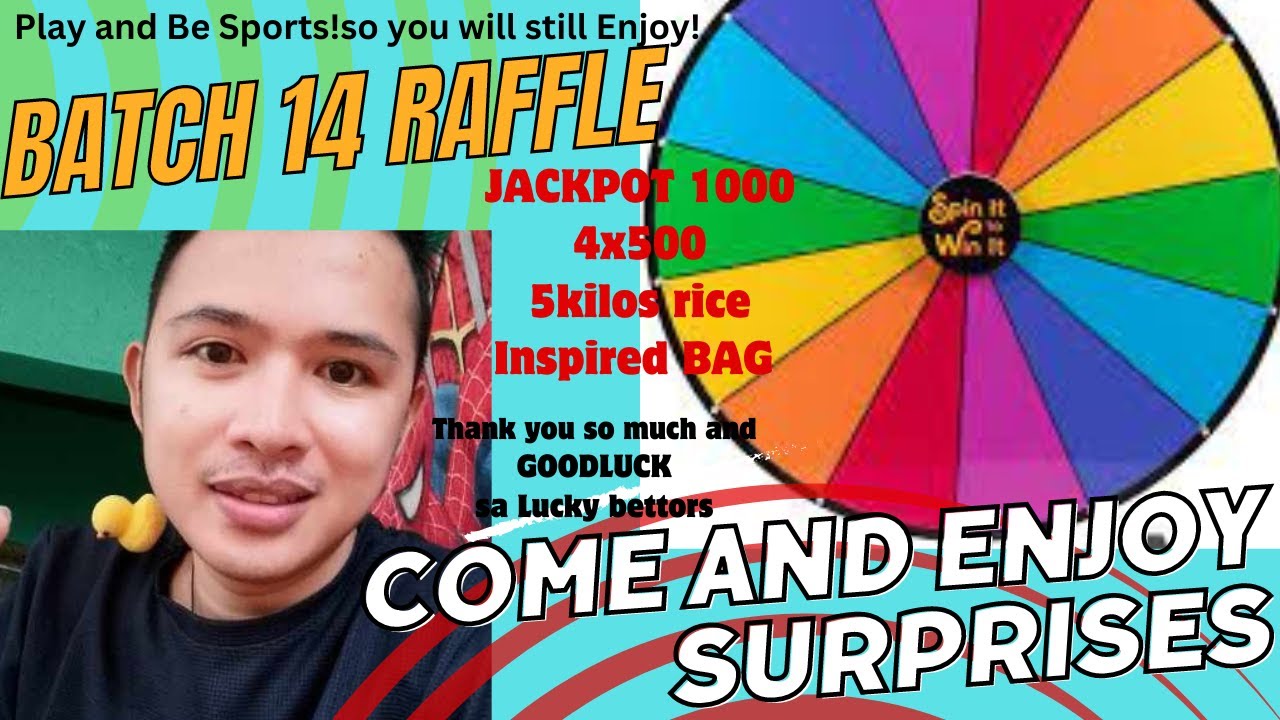 BATCH 14 RAFFLE GAME - YouTube