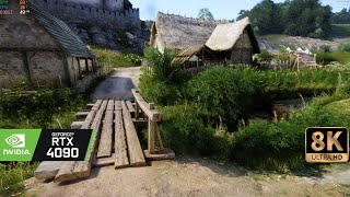 [8K] Kingdom Come Deliverance BETA with RTX 4090 RAYTRACING RTGI in 2022 - nearly Reallife Forests