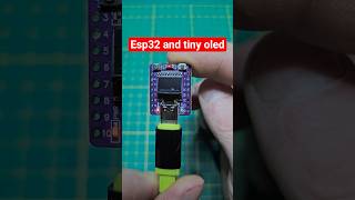 World's Smallest ESP32 OLED Board? 🤖⚡#Shorts #ESP32 #Arduino #diy #electronics