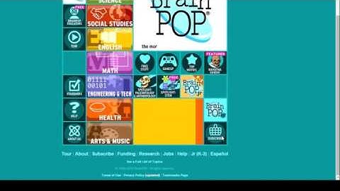 BrainPOP Instructional Video