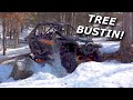 THREE RZR Pro XPs and a 270hp Turbo S ICE BREAK in Michigan trails!