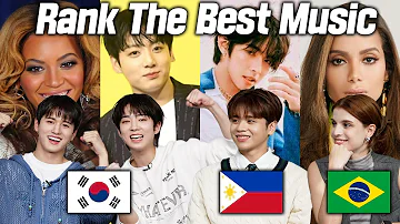 Which Country Has The Best Music? l Korea, Brazil, India, The Phillippines Japan l Rank - IT