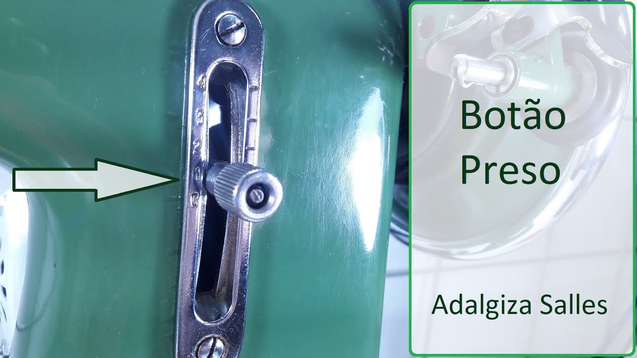 👉Botão do ajuste de ponto e retrocesso preso  duro saiba como resolver de maneira bem fácil #costura