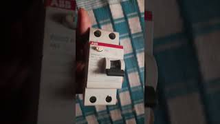 Abb Rccb @Shorts #short #viral #video #youtube #electrical #electric #experiment #capa #iti