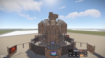 Medium group base | wide gap \ pixel gap \ Rust Base Design