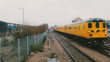 Class 37 Diesel Locomotive heading through Whittlesea to Derby R.T.C.