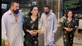 Sanjay dutt and manyata dutt spotted with so casual couple 