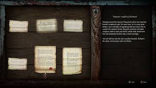 NOTICES: Vampire-repelling Ointment (Witcher 3 In-Game Lore Read Aloud)