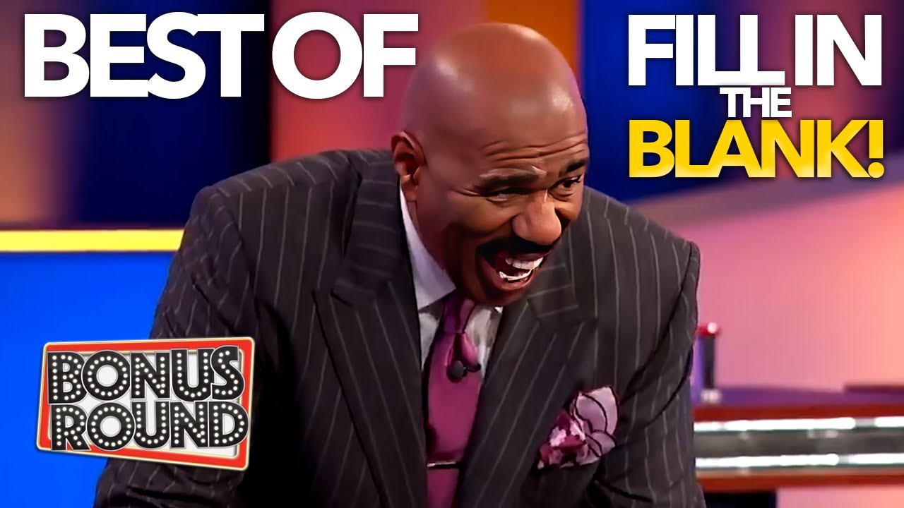 FILL IN THE BLANK! Best of Family Feud With Steve Harvey