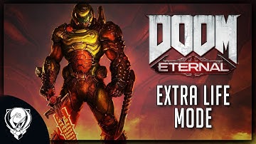 DOOM Eternal Extra Life Mode Playthrough - Running Up the High Score Trophy
