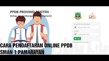 TUTORIAL PENDAFTARAN ONLINE SMAN 1 PAMARAYAN
