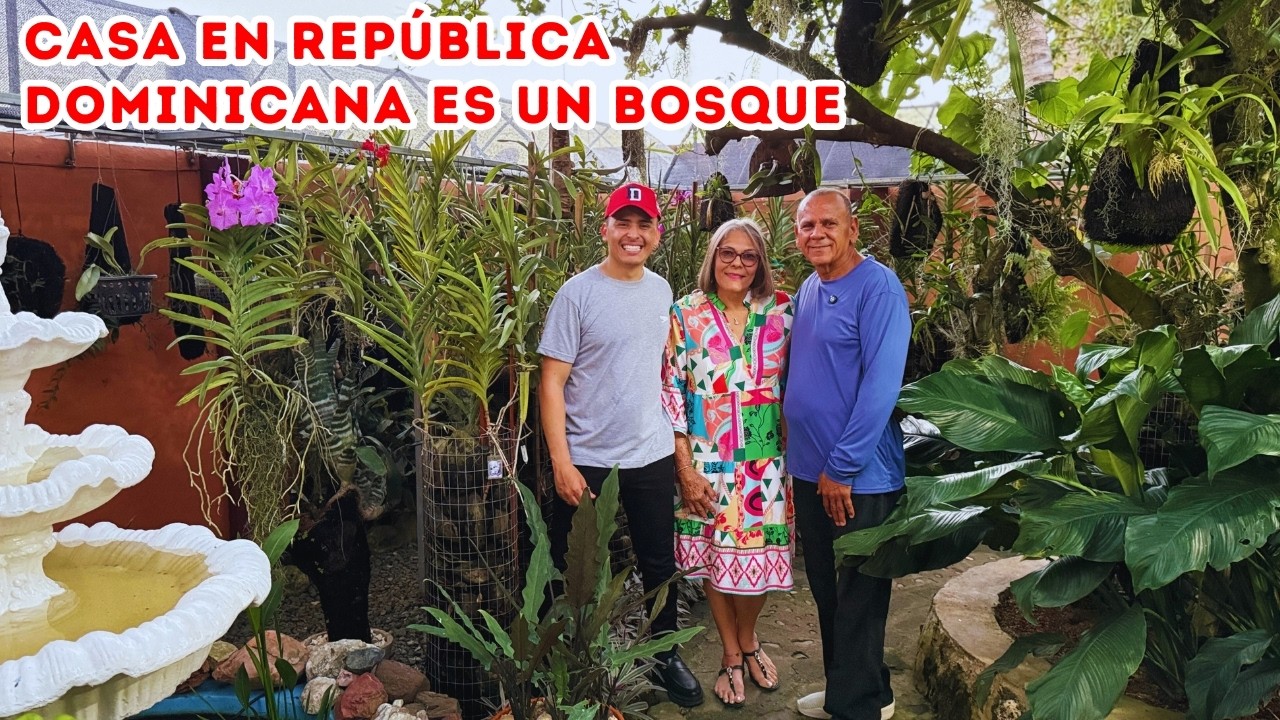 Fue ayudante de jardinería de su madre y ahora tiene un sorprendente jardín repleto de plantas |AP