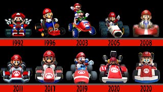 Evolution of Mario Kart (LEGO and Games, 1992~2020)