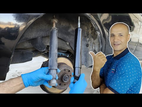اسرع طريقة لتغيير مساعد السيارة الخلفى