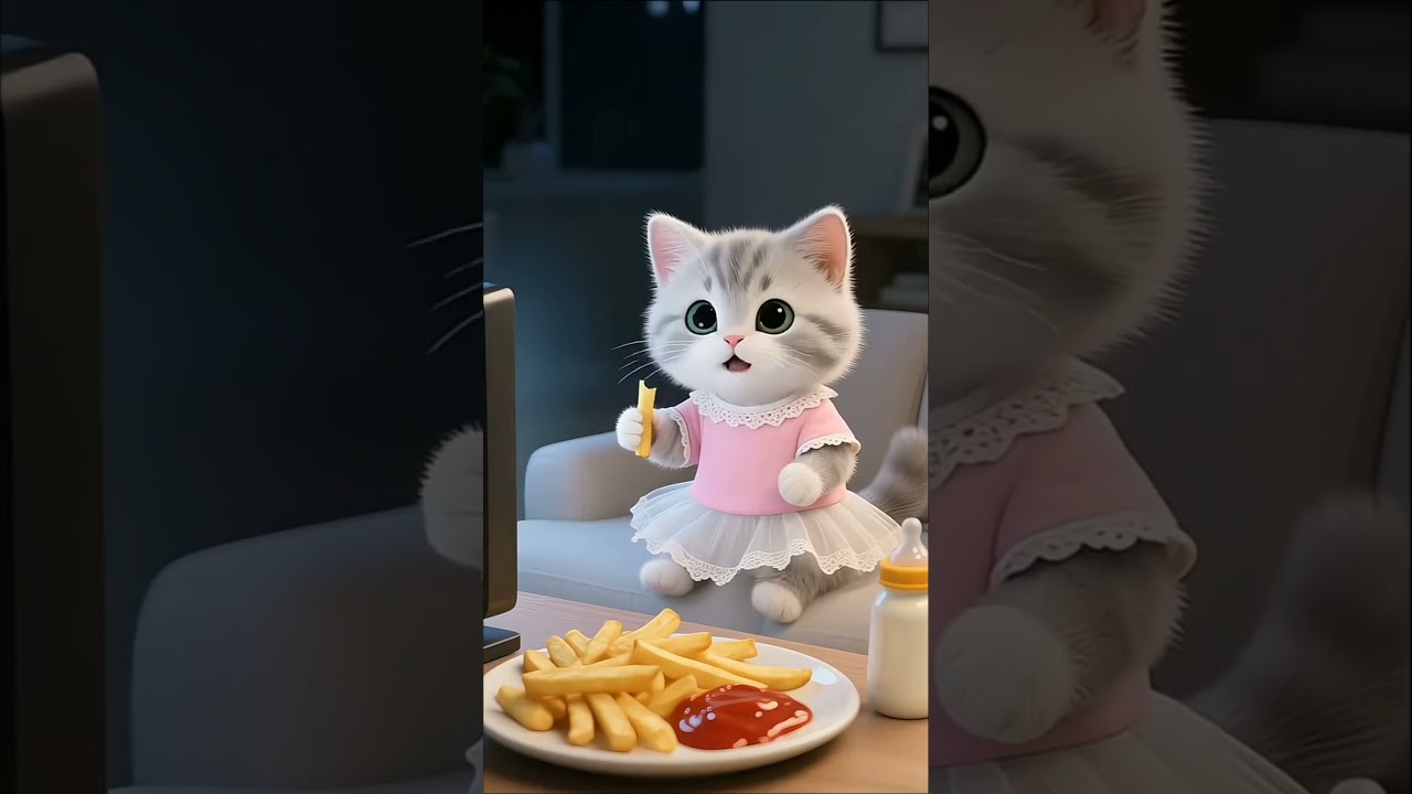 Wait😱 #cat #shorts