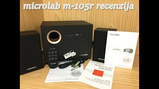 Microlab M-105R Recenzija plus test zvuka