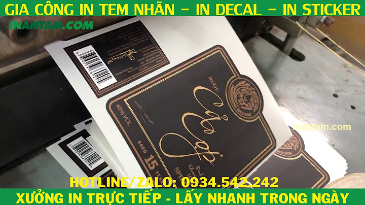 Top địa chỉ bán giấy in tem uy tín