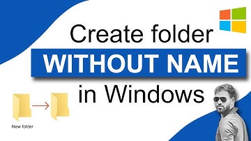 How to Create New folder Without name | Windows Tips and Tricks | Ashish Sam
