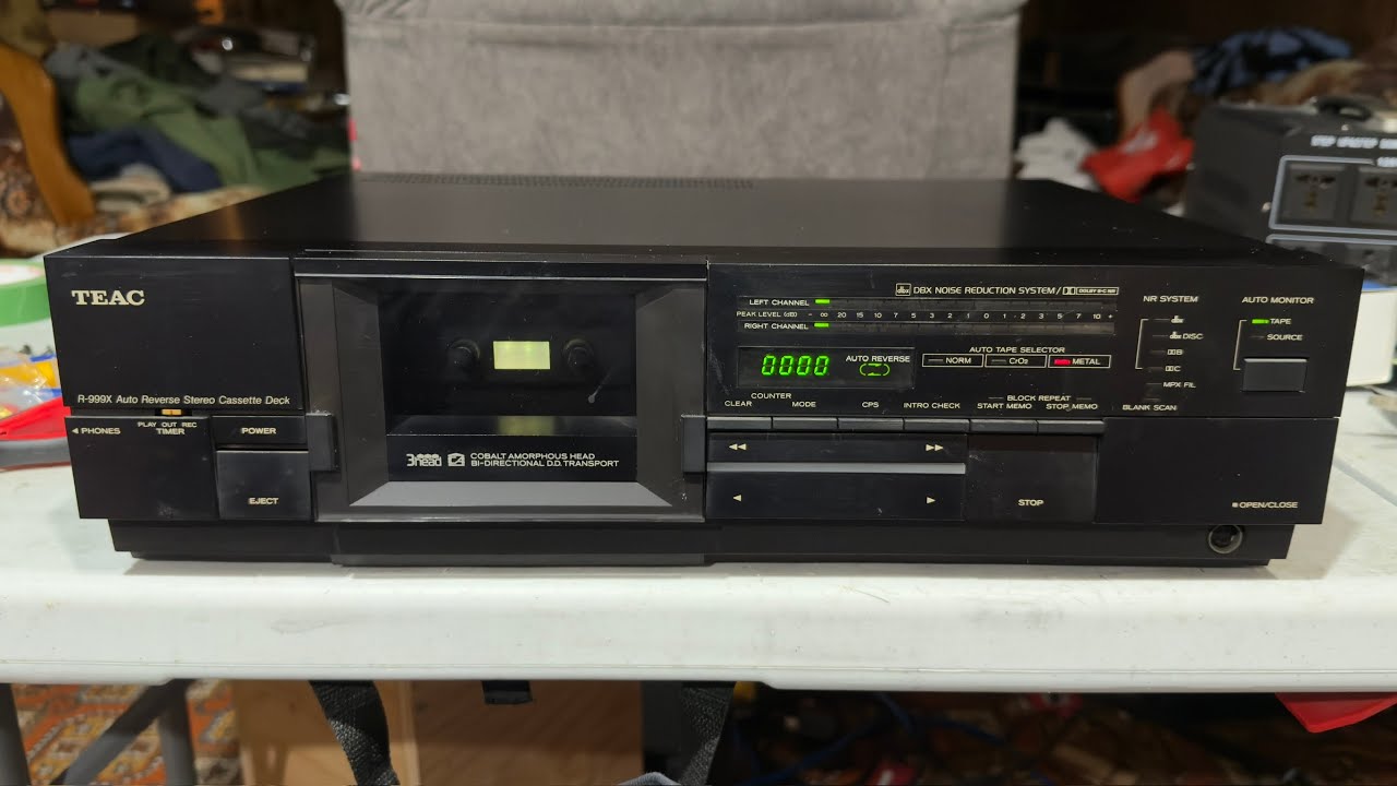 J】TEAC R-777X カセットデッキ ティアック 3268920 Teac R-999X Part