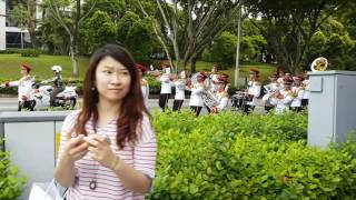 SAF BAND A June 2016 COG Marching in