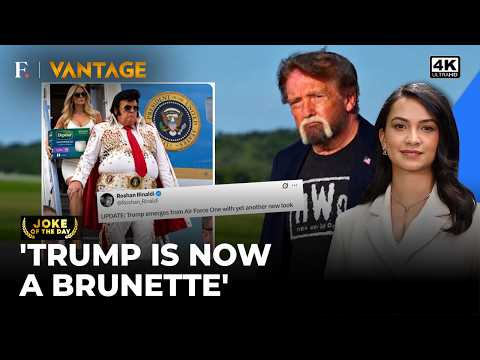 Trump Debuts Brown Hair in New Jersey, Internet Freaks Out Over New Look | Vantage on Firstpost | 4K