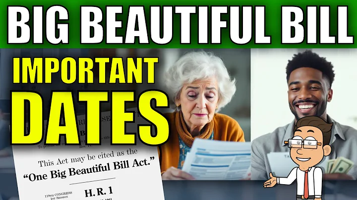 Big Beautiful Bill: Key Dates for Seniors, Workers, and Families