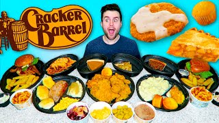 Trying Cracker Barrel's FOOD for the first time EVER!