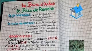 comment calculer le Prix d'achat et le Prix de Revient? #maths-problèmes.