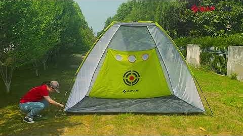 Saplize Golf Practice Net Installation Steps