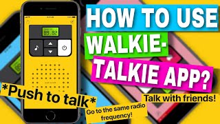 How to Use WALKIE TALKIE App? About: Walkie-Talkie - Communication Application  (FULL TUTORIAL) screenshot 4