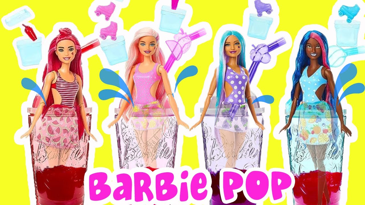 Barbie POP Reveal Dolls Birthday Party with Ken and Color Reveal Slime 