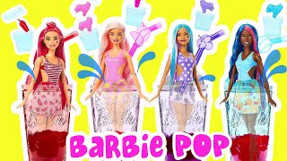 Barbie POP Reveal Dolls Birthday Party with Ken and Color Reveal Slime