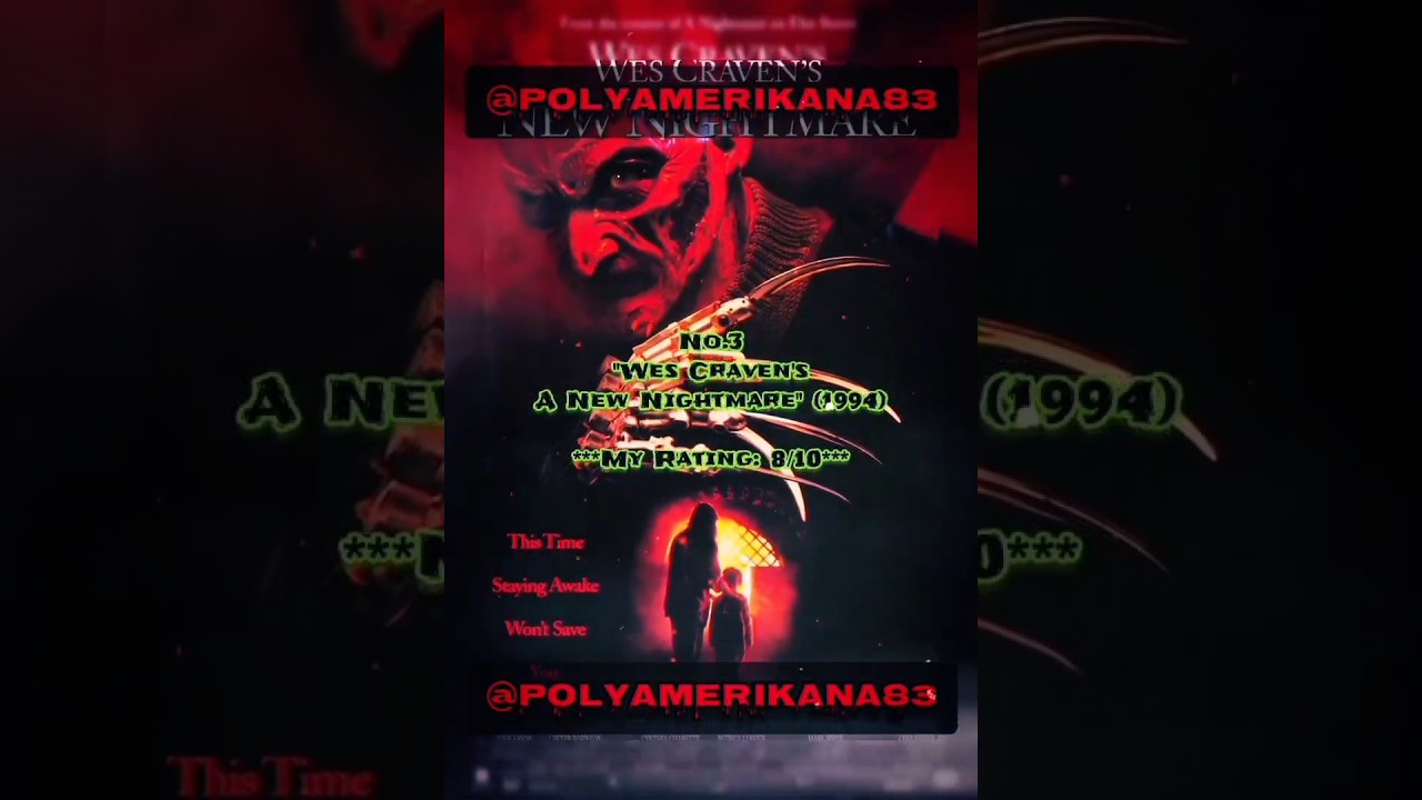 All 9 "NIGHTMARE ON ELM ST" Films RANKED & RATED! (by ME!) 👹🖐️🔪🩸🩸🩸 