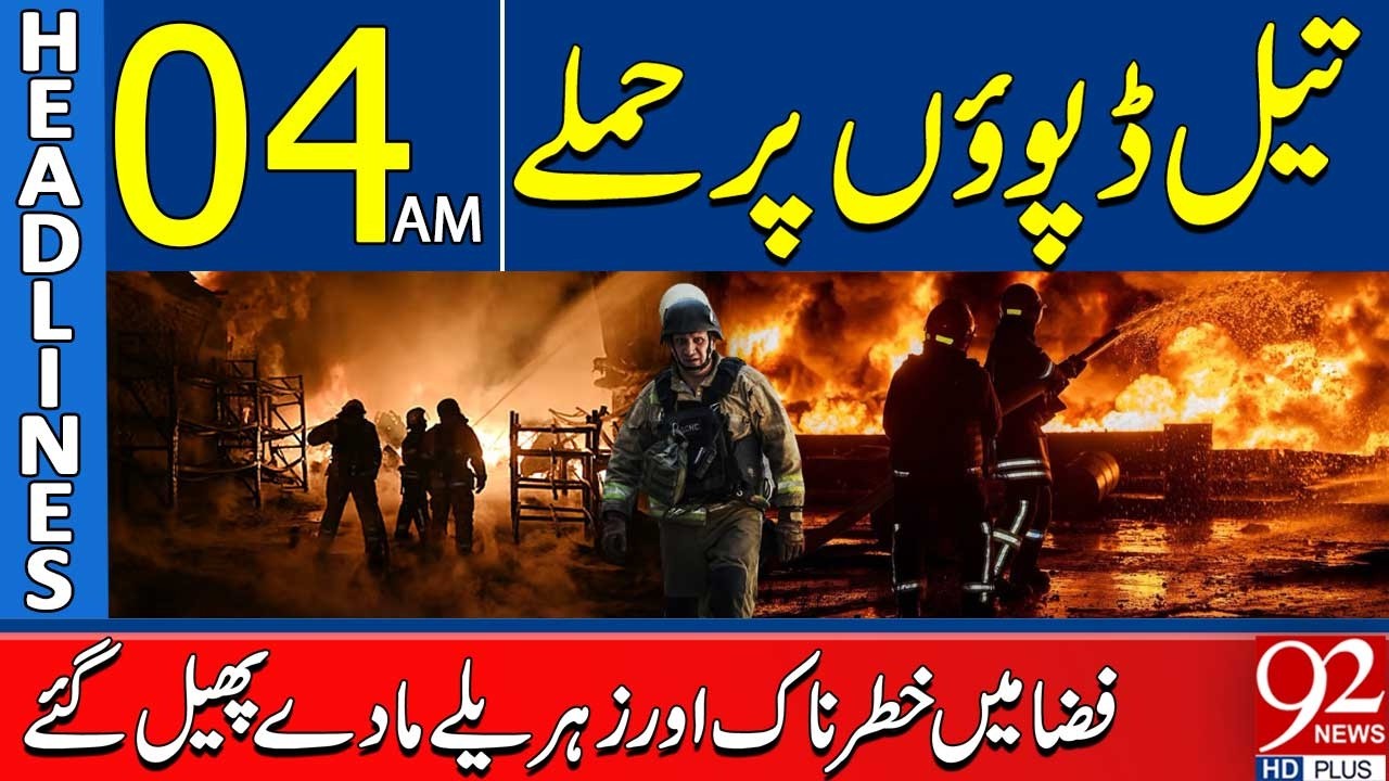 Нападения на нефтехранилища | В воздухе распространились токсичные вещества | Заголовки новостей ...