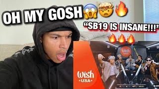FIRST TIME HEARING SB19 performs "CRIMZONE" LIVE on the Wish USA Bus (REACTION!)